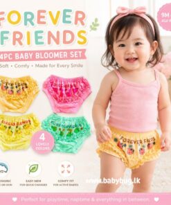 Soft Cotton Baby Panties | HELLO KITTY FOREVER | 4 Pcs in Pack | 6 - 24 Months