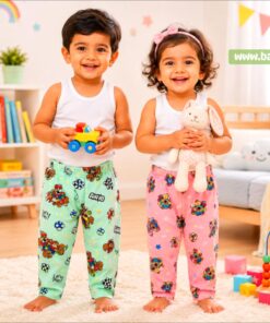 Alternative view of Comfy Multi Colour Long Pants | Age 3 months to 5 Years | For Baby Girls & Boys