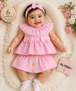 Fellici Stylish Baby Girl Outfit [2 to 24 months] [Size S / M]