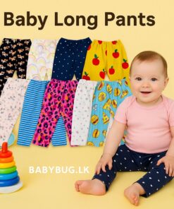 Comfy Multi Colour Long Pants | Age 3 months to 5 Years | For Baby Girls & Boys
