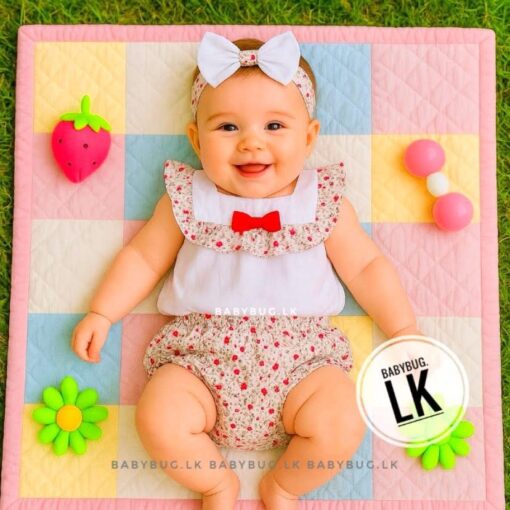 "NICHOLA" Stylish Top & Bloomer Set with Headband | 9 months - 20 Months - Image 3