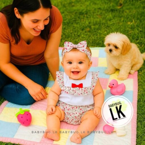 "NICHOLA" Stylish Top & Bloomer Set with Headband | 9 months - 20 Months - Image 4