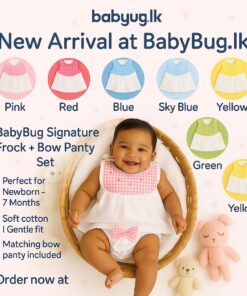 "Little Cupcake" Frock Set 🧁♥️ [New Born to 6 months]