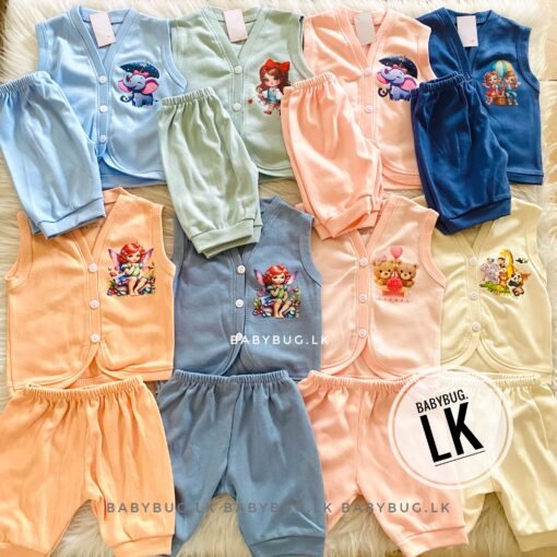 Comfy Front Open Button Suits | New Born to 12 Months | Unisex - Image 5