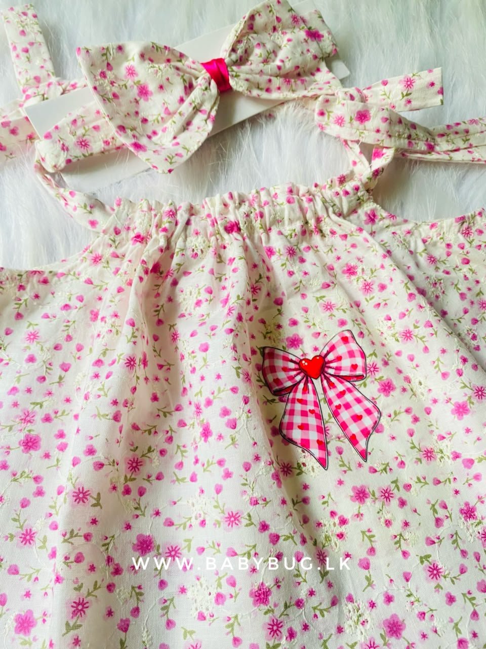 🌸🍑 Pink Bow Stylish Outfit | 2-9 months🌸🍑 - Image 3