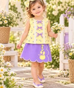 “LAVENDER BUTTERCUP” with headband 💜💛 - Image 3